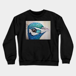 Peacock pastel art Crewneck Sweatshirt